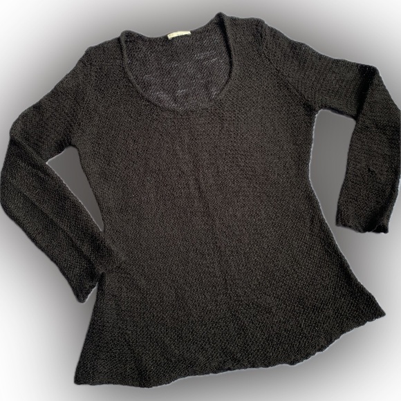 Ann Taylor Sheer long Sweater with Scoop Neck & long Sleeve | size XL - Picture 3 of 5